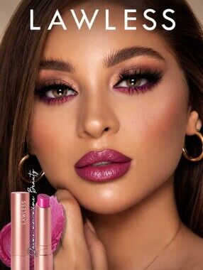 Lawless Forget The Filler Plumping Lip Balm Candy Girl - Hot Pink Fuscia Shimmer